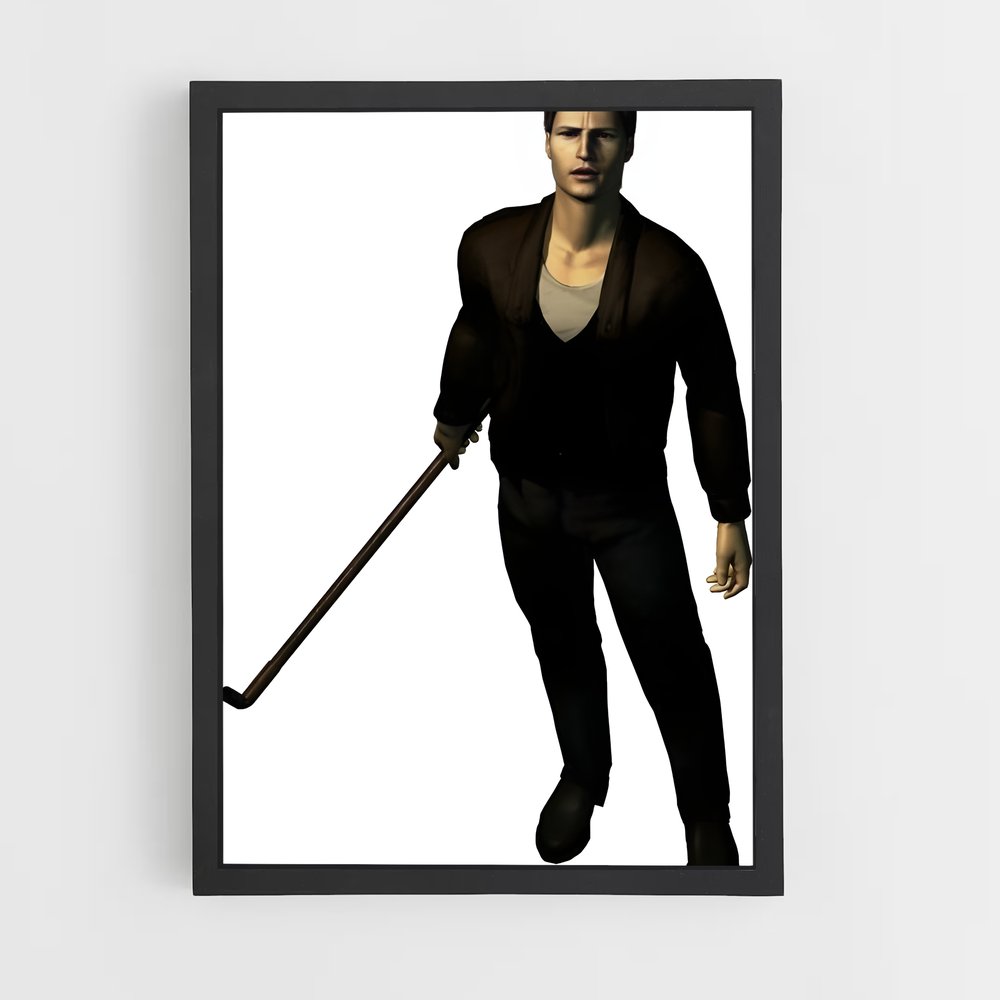 Poster Le Guerrier Égaré – affiche Silent hill (vue 2)